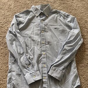 Mens Vineyard Vines Blue Plaid Button Down